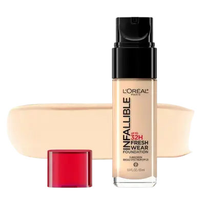 INFALLIBLE Up To 32H Fresh Wear Foundation + Vitamin C SPF25 410 IVORY 30ml _ L'OREAL PARIS