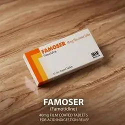 Famoser 40mg (famotidine) 30 tablets