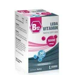 Ledax vitamin B12 1000mcg 30capsul (leda pharma)
