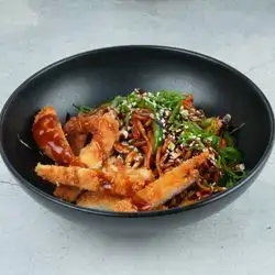 Pad Thai with Crispy Chicken Katsu