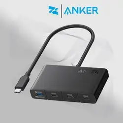 Anker USB-C Display Hub 4-in-1 4K Display, 10Gbps, 100W PD-IN - Gray