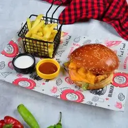 Crispy Burger With Cheese