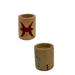 Small Wooden Candle Holder