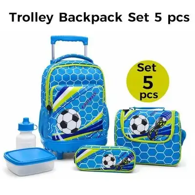 Trolley Bag School Set 5pcs