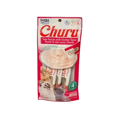 Inaba Churu - Tuna with Shrimp 4 Tubes