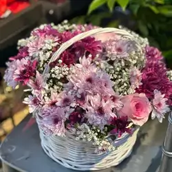 Basket flower rose dawde