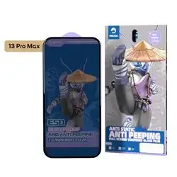 Willam W008 Anti-Spyware and Anti-Static Glass Screen for Total Privacy for iPhone 13 Pro Max