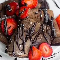 60% Dark Chocolate Crepe