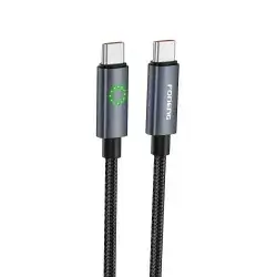 Light Braided Cable 1.2M Metal Head Green / Foneng