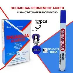 SHUAIGUAN Permanent Marker Blue