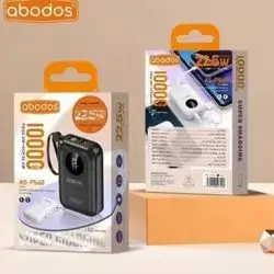 Power Bank abodos AS-PS60 FAST CHARGING/22.5W/حجم صغير/ضمان لمدة عام واحد