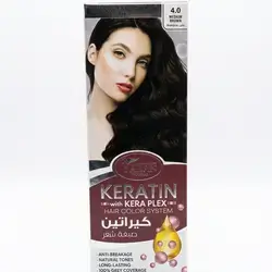 Yaran Keratin with Kera Plex Hair Color System (4.0 Medium Brown)