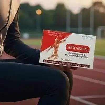 REXANON (Chlorzoxazone & Paracetamol Capsules)20 Capsules