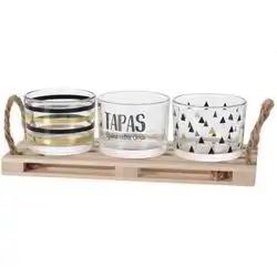Servıng Set On Pallet Set 4Pcs