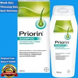 Priorin Shampoo, for Hair Loss, weak hair, thinning hair, with Provitamin B5, Original from Bayer, Priorin, 200ml