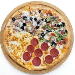 4types pizza