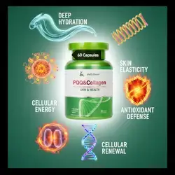 PQQ and ASTAXANTHIN and NICOTINAMIDE Supplement, Promotes Mitochondrial Biogenesis, with Collagen, Nicotinamide, Astaxanthin,Hyaluronic acid, Energy Optimizer and Sleep,ANTI AGING, Hair, Skin, 60 Capsules