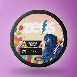 zeus bubble gum pink pop 20mg nicopads