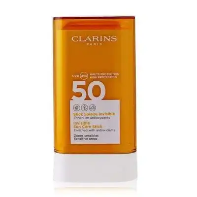 Clarins Invisible Sun Care Stick SPF 50 High Protection for Sensitive Areas