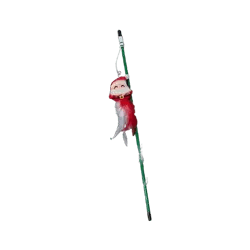 E569 Christmas Cat Stick