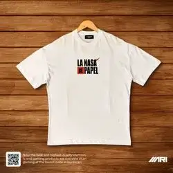 ESCOBAR T-SHIRT LA NASA DE PAPEL WHITE SMALL
