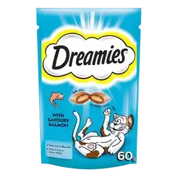 Dreamies Cat Treats with Savoury Salmon