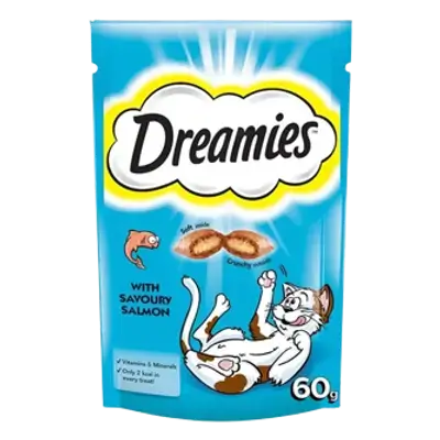 Dreamies Cat Treats with Savoury Salmon