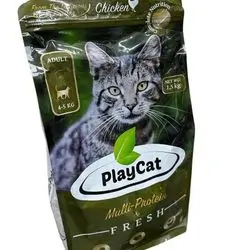 Dry Play Cat Food For Adult Cats With Chicken Flavor - 1.5 Kg