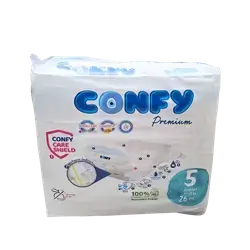 Confy Premium Diapers No. 5 * 26 pieces