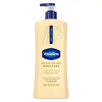 Vaseline Nourishing Moisture Body Lotion for Dry Skin + Oat Extract 32oz 947ML