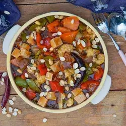 Vegetables In Schezwan Sauce
