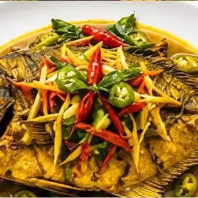 Fries Fish With Yellow Spices