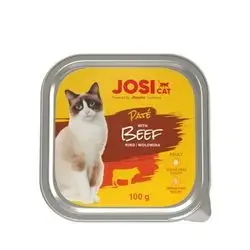 JosiCat Pate With Beef For Adult 100g