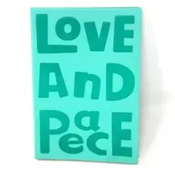 love and peace Note Notebook