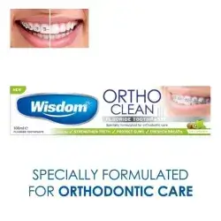 Wisdom Ortho Clean Orthodontic Toothpaste 100ml