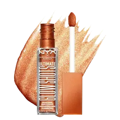 Ultimate Glow Shots Brightening Liquid Eyeshadow 10 WOW CACAO 7.5ml _ NYX