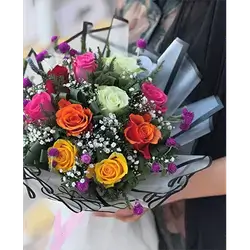 Bouquet of Flowers in Mixed Colors