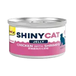 GimCat ShinyCat in Jelly Chicken & shrimps 70g