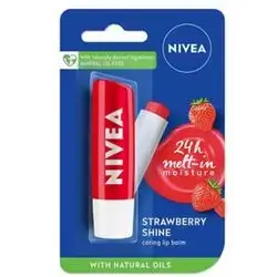 Nivea lip balm strawberry shine