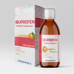 IBUPROFEN suspension 100mg/5ml (100ml )Awamedica