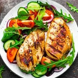 Grilled Chicken Breast Platter