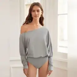 SHEIN MOTF Viscose Gigot Sleeve Bodysuit - XS