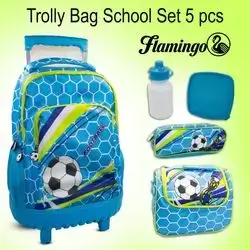Trolley Bag School Set 5pcs
