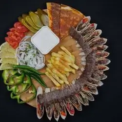 Arabic Meat Shawarma Saj Meal