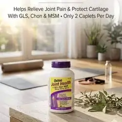 Osteo Joint Health with GLS 750mg · Chon 200mg · MSM 300mg webber naturals (80 caplets)
