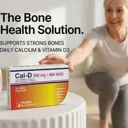 Cal-D 500 mg / 400 IU/UI (30 Tablets)