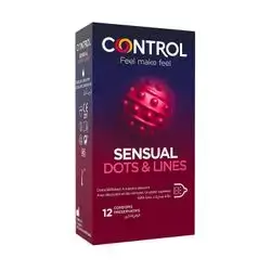 Control Condoms SENSUAL DOTS&LINES