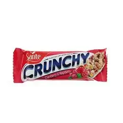 Sante Crunchy Muesli Bar Cranberry & Raspberry 40 Gm
