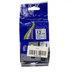 Label Tabe Brother Master Copy-12mm-Black On MATT Silver