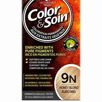 Color & Soin Permanent Hair Dye - 9N Honey Blonde